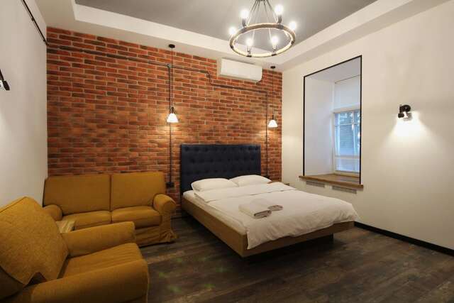 Апартаменты Loft Apartments on Desyatynnyi Ln Киев-6